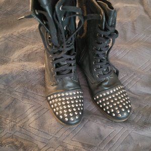 Studded boots